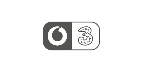 VodafoneThree logo